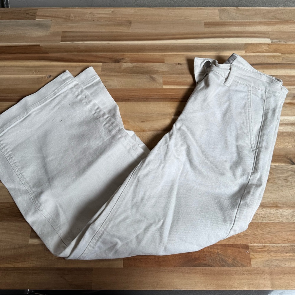 Everlane Women's Wide Leg Pants in White